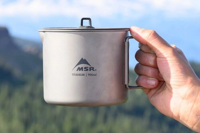 Reisketel MSR Titanium Kettle 900ml 7 Reisketel MSR Titanium Kettle 900ml - Afbeelding 7