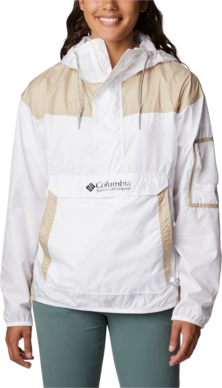 Jas Columbia Women Challenger Windbreaker White Ancient
