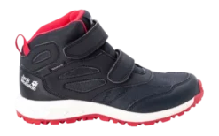 Wandelschoen Jack Wolfskin Kids Woodland Texapore Mid VC Dark Blue Pink