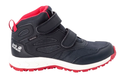 Wandelschoen Jack Wolfskin Kids Woodland Texapore Mid VC Dark Blue Pink 1 Wandelschoen Jack Wolfskin Kids Woodland Texapore Mid VC Dark Blue Pink