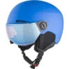 Skihelm Alpina Junior Zupo Visor Q-Lite Blue Matt