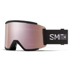 Skibril Smith Squad XL Black 2021 / Chromapop Sun Black Gold Mirror / Storm Rose Flash