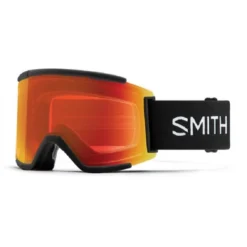 Skibril Smith Squad XL Black 2021 / Chromapop Everyday Red Mirror / Storm Yellow Flash