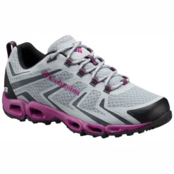 Trailrunning Schoen Columbia Women Ventrailia 3 Low Outdry Earl Grey Intense Violet