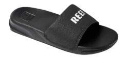 Slipper Reef Kids One Slide Black White 2023