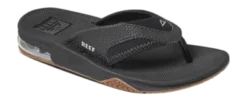 Slipper Reef Kids Fanning Black Silver 2023