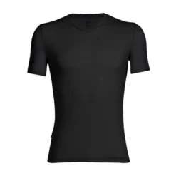 Ondershirt Icebreaker Mens Anatomica SS V Black Monsoon