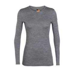 Longsleeve Icebreaker Women 200 Oasis LS Crewe Gritstone Heather