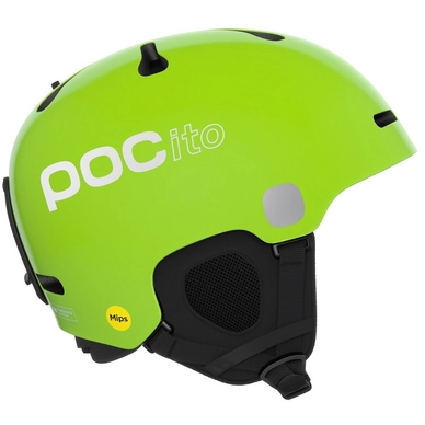 Skihelm POC Kids POCito Fornix MIPS Fluorescent Yellow Green 3 Skihelm POC Kids POCito Fornix MIPS Fluorescent Yellow Green - Afbeelding 3