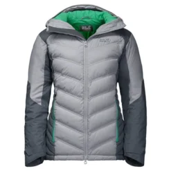 Ski Jas Jack Wolfskin Women Exolight Down Jacket Slate Grey