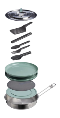 Kookset Stanley Wildfare Core Fry Pan Shale Charcoal 0,94L (12-delig)