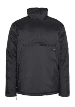 Jas Rains Unisex Padded Nylon Anorak Black