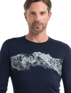 Ondershirt Icebreaker Men Merino 200 Oasis LS Crewe Remarkables Midnight Navy -Outdoor Supply-NL 16672371602621thumbnail2525x1220page12359074