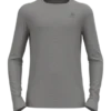 Ondershirt Odlo Men Bl Top Crew Neck L/S Merino 200 Odlo Steel Grey Melange