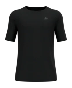Ondershirt Odlo Men Bl Top Crew Neck S/S Merino 200 Black