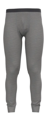 Ondergoed Odlo Men Bl Bottom Long Merino 200 Odlo Steel Grey Melange