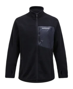 Vest Peak Performance Men Pile Zip Jacket Black