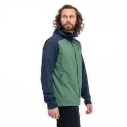 Jas Bergans Men Skar Light Windbreaker Dark Jade Green/Navy Blue -Outdoor Supply-NL 16901215 3062 25369 skar light windbreaker jacket men darkjadegreen 5