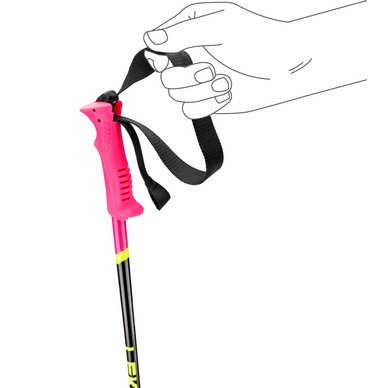 Skistok Leki Racing Kids Neonpink Black Neon Yellow 3 Skistok Leki Racing Kids Neonpink Black Neon Yellow - Afbeelding 3