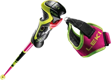 Skistok Leki Venom SL 3D Neon Pink/Black/Neon Yellow 2 Skistok Leki Venom SL 3D Neon Pink/Black/Neon Yellow - Afbeelding 2