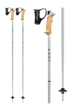 Skistok Leki Stella S White Silver White Gold