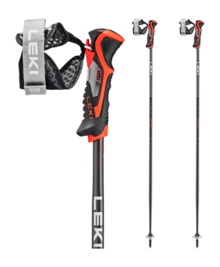 Skistok Leki Airfoil 3D Black Dark Anthracite Bright Red 1 Skistok Leki Airfoil 3D Black Dark Anthracite Bright Red