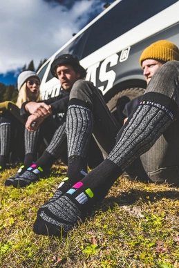 Skisok Poederbaas Black (2 Pack) 2 Skisok Poederbaas Black (2 Pack) - Afbeelding 2