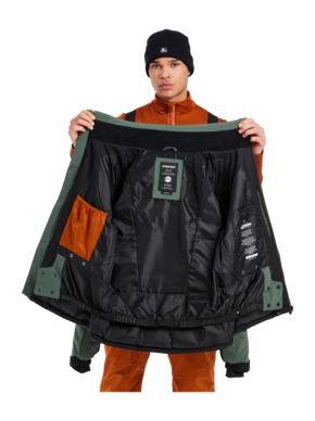 Ski Jas Protest Men Mount 23 Thyme 6 Ski Jas Protest Men Mount 23 Thyme - Afbeelding 6