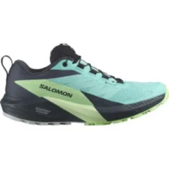 Trailrunning Schoen Salomon Women Sense Ride 5 GTX Blue Radiance Green Ash India Ink