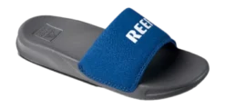 Slipper Reef Kids One Slide Grey Blue 24