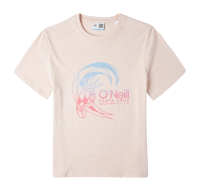 ONeill T-Shirt O'Neill Girls Circle Surfer Peach Whip 1 ONeill T-Shirt O'Neill Girls Circle Surfer Peach Whip