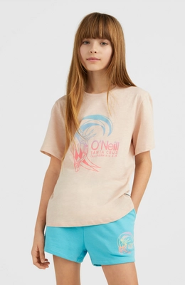 ONeill T-Shirt O'Neill Girls Circle Surfer Peach Whip 3 ONeill T-Shirt O'Neill Girls Circle Surfer Peach Whip - Afbeelding 3