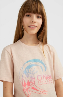 ONeill T-Shirt O'Neill Girls Circle Surfer Peach Whip 4 ONeill T-Shirt O'Neill Girls Circle Surfer Peach Whip - Afbeelding 4