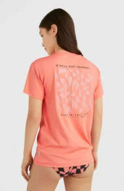 ONeill T-Shirt O'Neill Girls Rutile Long Georgia Peach -Outdoor Supply-NL 195295738500361402203model