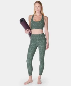 Legging Sweaty Betty Women Super Soft 7/8 Yoga Green Multi Speckle -Outdoor Supply-NL 19988363 sb6916greenmultispeckleprint78length1