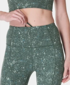 Legging Sweaty Betty Women Super Soft 7/8 Yoga Green Multi Speckle -Outdoor Supply-NL 19988368 sb6916greenmultispeckleprint78length6
