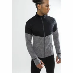 Jas Craft Men Urban Run Thermal Wind Dark Grey Melange Black -Outdoor Supply-NL 2 1906450 975999 Urban Run Thermal Wind Jacket C1