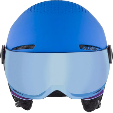 Skihelm Alpina Junior Zupo Visor Q-Lite Blue Matt 2 Skihelm Alpina Junior Zupo Visor Q-Lite Blue Matt - Afbeelding 2