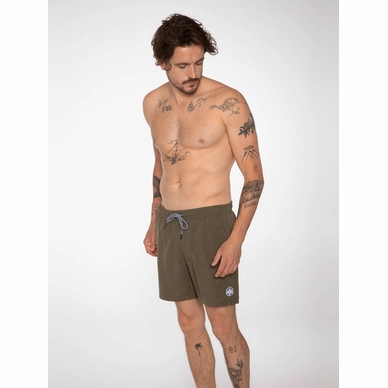 Boardshort Protest Men Davey Camo Green 2 Boardshort Protest Men Davey Camo Green - Afbeelding 2