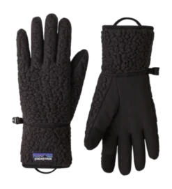 Handschoen Patagonia Retro Pile Gloves Black