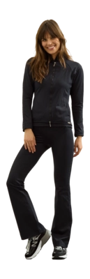 Legging Deblon Women Serena Flared Black 3 Legging Deblon Women Serena Flared Black - Afbeelding 3