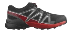 Wandelschoen Salomon Junior Speedcross Black Phantom High Risk Red