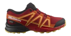 Wandelschoen Salomon Junior Speedcross CSWP Red Dahlia Red Orange Sharp Green