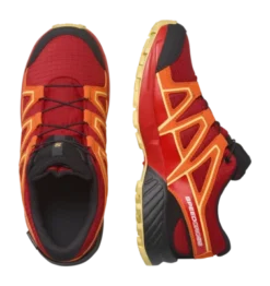 Wandelschoen Salomon Junior Speedcross CSWP Red Dahlia Red Orange Sharp Green -Outdoor Supply-NL 20138063 l47565900e00c07e69de2e3c2332d684542cce36c no bg