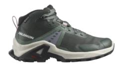 Wandelschoen Salomon Junior X Raise Mid GTX Urban Chic Rainy Day Pink Lavender