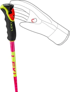 Skistok Leki Spitfire 3D Neon Magenta Neon Yellow Berry -Outdoor Supply-NL 203100165368022r