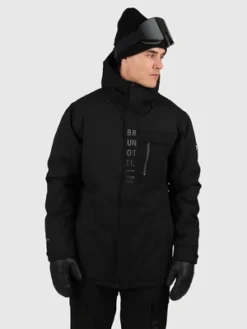Ski Jas Brunotti Men Boyd Snow Black -Outdoor Supply-NL 20318474 2421200043 9999 1