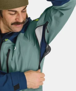 Ski Jas Ortovox Men 3L Deep Shell Jacket Hot Orange -Outdoor Supply-NL 20385464 70850 54202 3ldeepshelljacket d 01 1