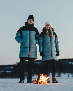 Jas Bergans Unisex Oslo Urban Down Parka Grey Sage/Black -Outdoor Supply-NL 21323103 images 70