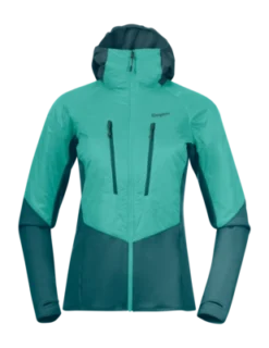 Jas Bergans Women Tind Light Insulated Jacket Light Malachite Green/Malachite Green